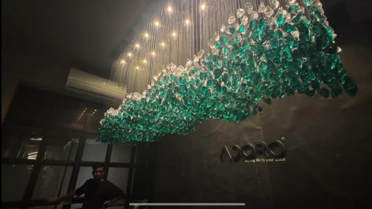 Raj Kumari Gold and Diamond luxury showroom project in Pothencode, Kerala by Star Group Interiors