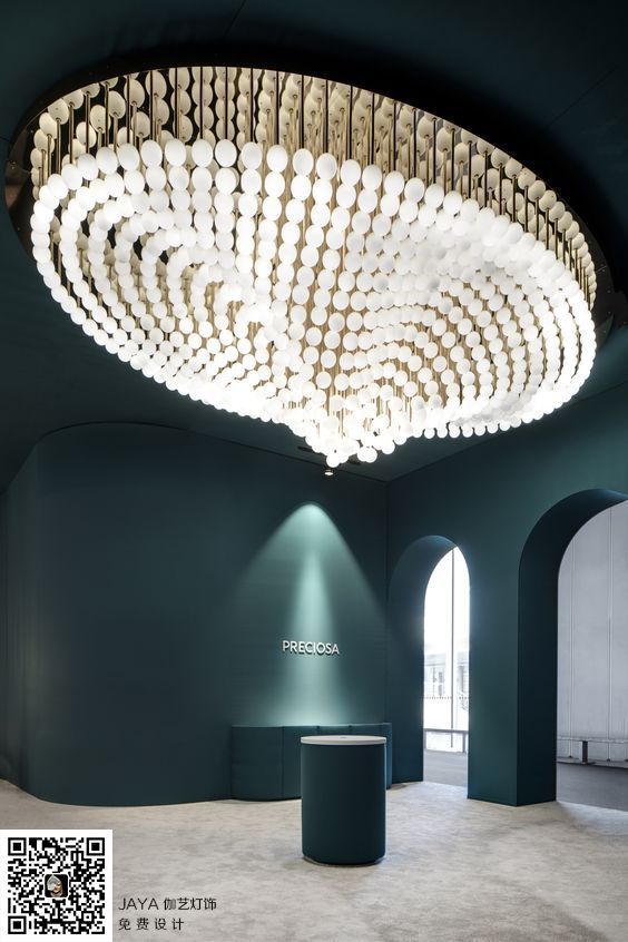 Custom furniture and chandelier design by Star Group Interiors